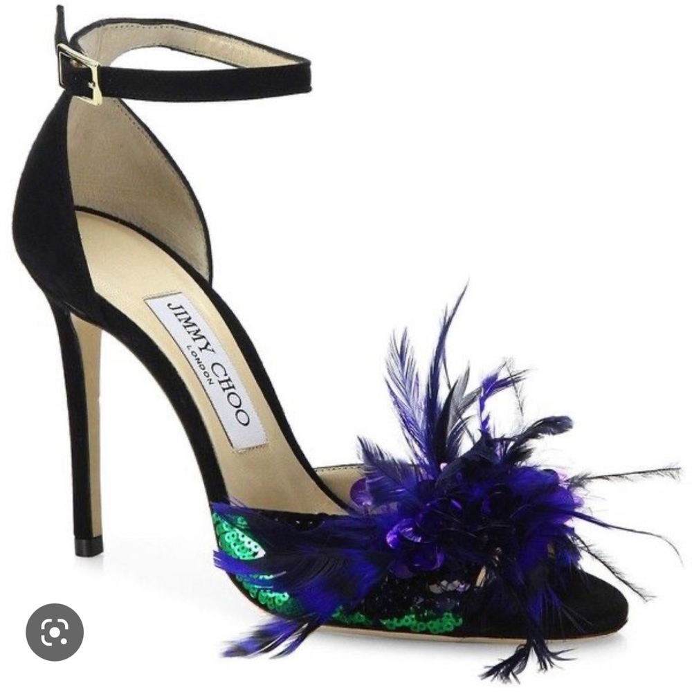 Jimmy choo Annie 100 sequin heels.